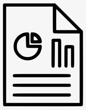 Bussiness Analysis Report Chart Document Statistics - Report Icon Svg Free