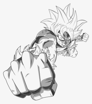Wip Migatte No Goku2 Outline - Dragon Ball Super Outline