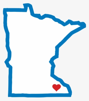 Minnesota Outline With Rochester Marked By A Heart - Rochester Public Schools
