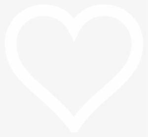 This Free Clipart Png Design Of White Heart Outline