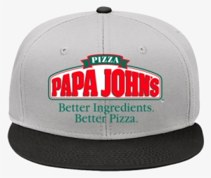 Snap Back Flat Bill Hat - Papa Johns Pizza