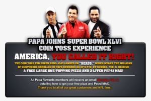 Just Ask Papa John And His Newest Promotional Gimmick - Father Jonathan's Pizza