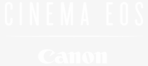 Canon Eos Cinema Line - Canon Logo Black