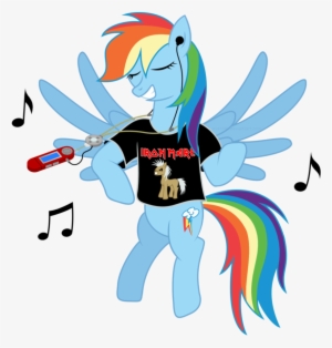Evaxilth, Iron Maiden, Parody, Rainbow Dash, Safe - My Little Pony Iron Maiden