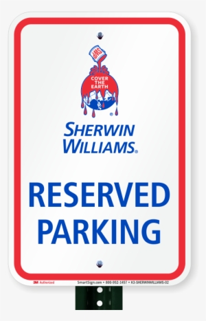 Reserved Parking Sign, Sherwin-williams - Persons With Disabilities Sign