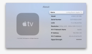 Apple Tv - Apple Tv Mac Address