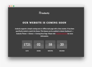 Audacity Introduces A Coming Soon Page Which Allows - Hacking Phone Screen