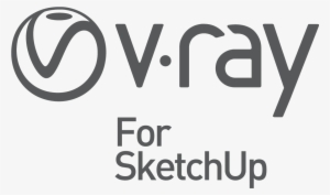 V Ray For Sketchup Logo Grey Png - V-ray 3 For Rhino (license Only)