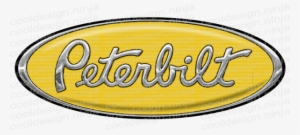 3-pack Dark Yellow Peterbilt Emblem Skins - Yellow