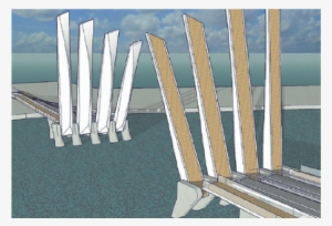 Te Wero Bridge Competition In Auckland, New Zealand - Plywood