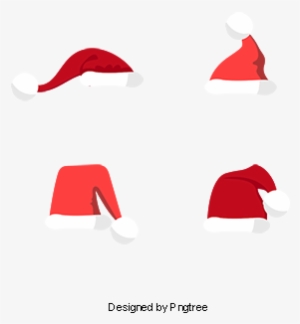 Vector Christmas Hats, Christmas Hats, Red, Vector - Christmas Day