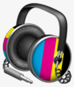 Cmyk Headphones Psd - Itunes Icon Headphones