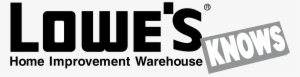 Lowe's Knows Logo Png Transparent - Lowes Knows