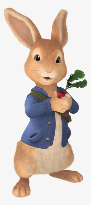 Peter Rabbit Holding Radish Transparent Png - Peter Rabbit Voice Actor