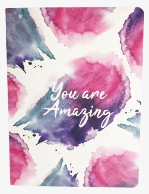 You Are Amazing Wc Journal A6 - Watercolor Paint