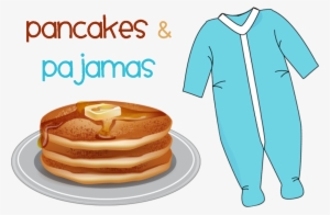 Pancakes And Pajamas Family Night - Pancake Clipart