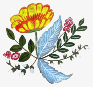 Hand Drawing Watercolor Of A Bouquet - Types Of Colour Drawing