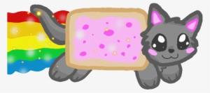 Kawaii Nyan Cat By P0ckyy On Deviantart Clip Art Transparent - Nyan Cat Kawaii Png
