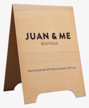 Wooden A-frame Sign Sydney - Wood A Frame Sign Png