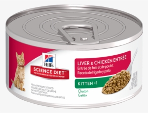 Sd Kitten Liver And Chicken Entree Canned Productshot - Science Diet Kitten Wet Food