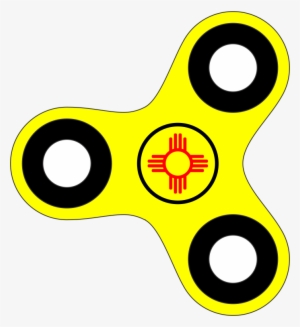 Zia Flag Fidget Spinners - New Mexico Real Flag