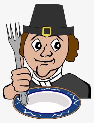 Hungry Pilgrim Clip Art Free Vector - Pilgrims Hungry Clipart