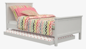 Childrens Wooden Trundler Bed - Bed Frame