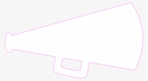 Cheer Megaphone Clipart Black And White - Drawing