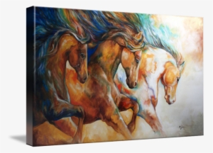 "wild Trio Run Mustangs" By Marcia Baldwin, Wesley