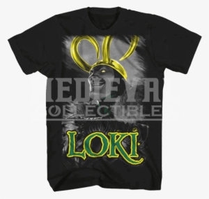 Glowing Eyes Loki T-shirt - Trash Pack