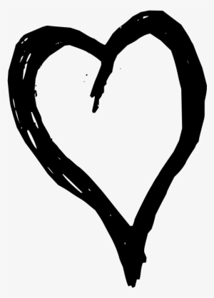 Clipart Info - Heart Sketch Black Png