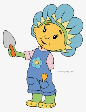 Fifi Shovel The Flowertots Clipart - Fifi And The Flowertots Fifi