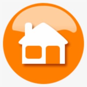 Buttonhome - Home Button Png Orange