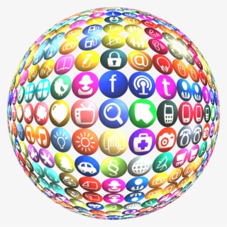 Social Media Globe Png Image - Social Media Globe Png