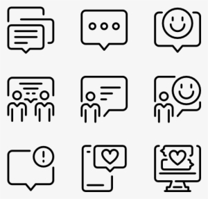Speech Bubble Icons - Travel Icon Transparent Background