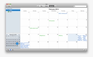 Export From Conceptdraw Mindmap To Apple Ical - Calendar