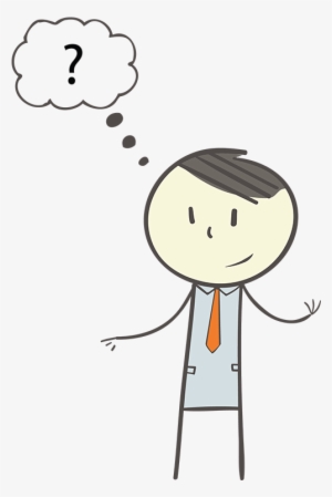 Ben The Beneficiary With A Thought-bubble Over His - Person Asking Question Icon