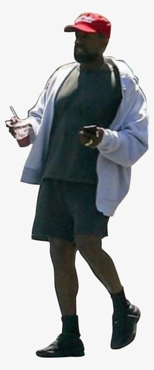 Personkanye West In Maga Hat - Kanye Make America Great Again