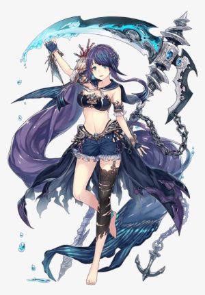 Portrait Little Mermaid Paladin - Sinoalice