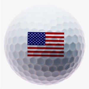 American Flag Golf Ball