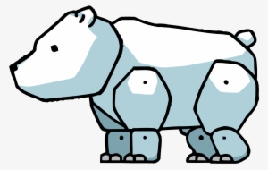 Evil Clipart Polar Bear - Cartoon Polar Bear Png