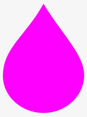 Sweat Or Tear Drop Outline Icons - Pink Rain Drops Png