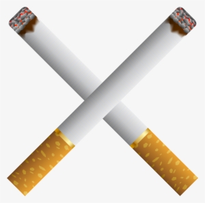 Jpg Stock Two Crossed Cigarettes Png - Cigarette Clip Art
