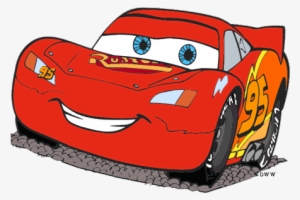 Free Clip Art Cars - Lighting Mcqueen Png Transparent