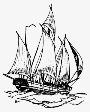 Simple Pirate Ship Drawing At Getdrawings - Kapal Vector