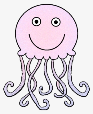 Cute Jellyfish Clipart Kid - Jellyfish Clip Art Black And White