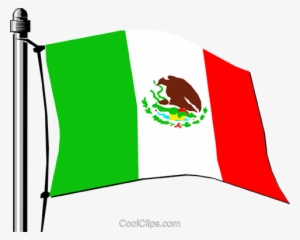 Mexico Flag Royalty Free Vector Clip Art Illustration - Flag