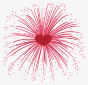 Fireworks Clipart Transparent Png - Heart Firework Png