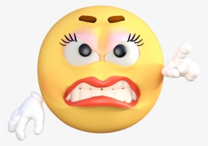 Emoticon Emoji Angry Cartoon Emotion Yello - Angry Whatsapp Status For Boyfriend