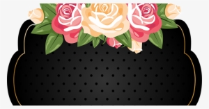 Brinde Frames Em Png - Topo De Bolo Preto Para Imprimir